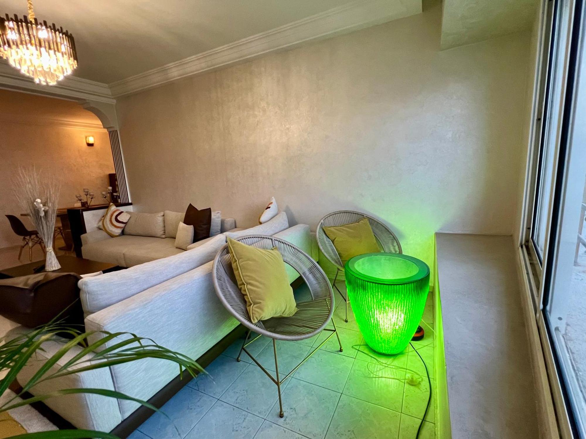 Bel Appartement Avec Une Belle Vue Sur La Grande Mosquee Hassan II Et La Mer คาซาบลังกา ภายนอก รูปภาพ